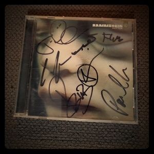 Rammstein Signed Mutter CD